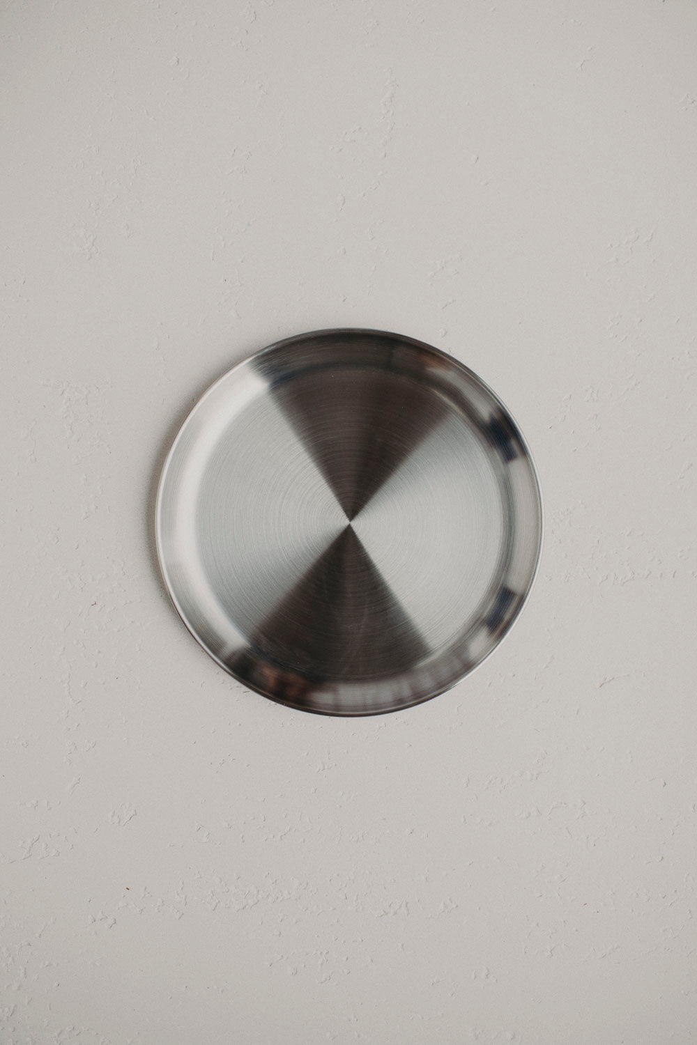 Stainless Steel Plate - Silver - Single