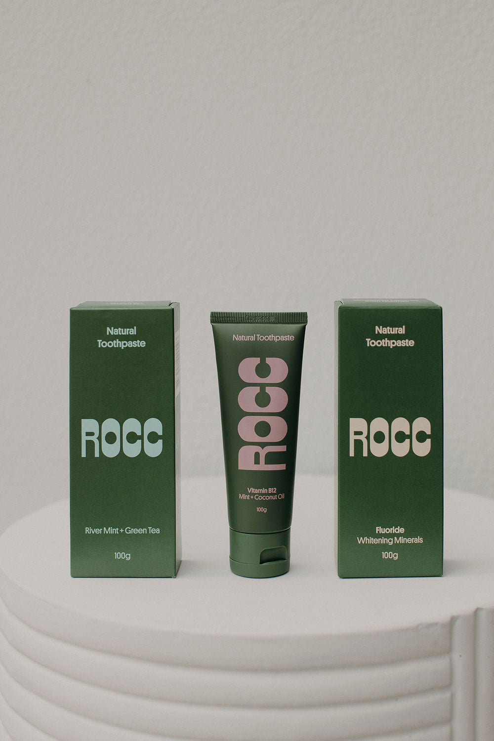 ROCC NATURALS TOOTHPASTE 100g - Vitamin B12 + Coconut Oil