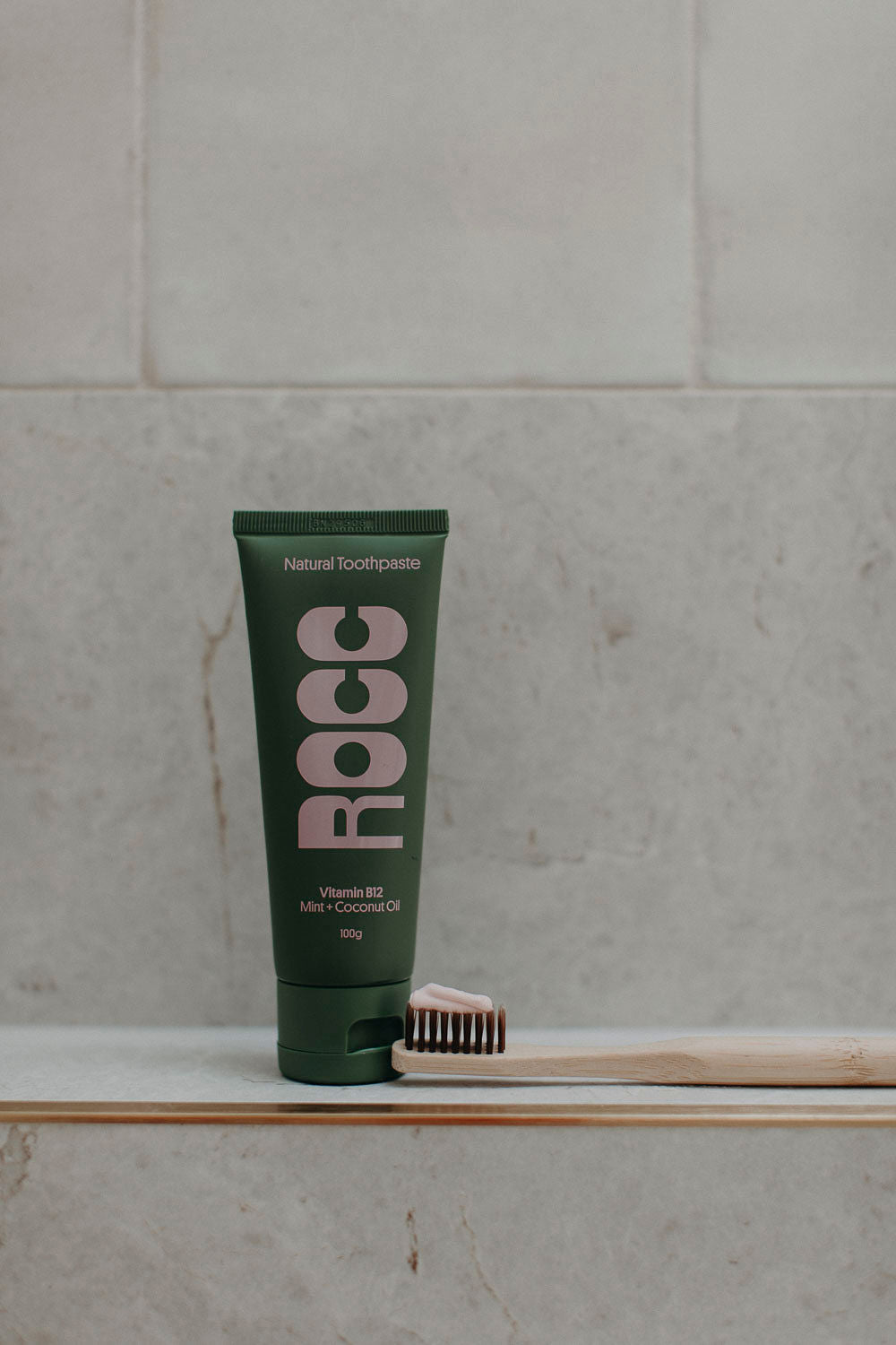 ROCC NATURALS TOOTHPASTE 100g - Vitamin B12 + Coconut Oil