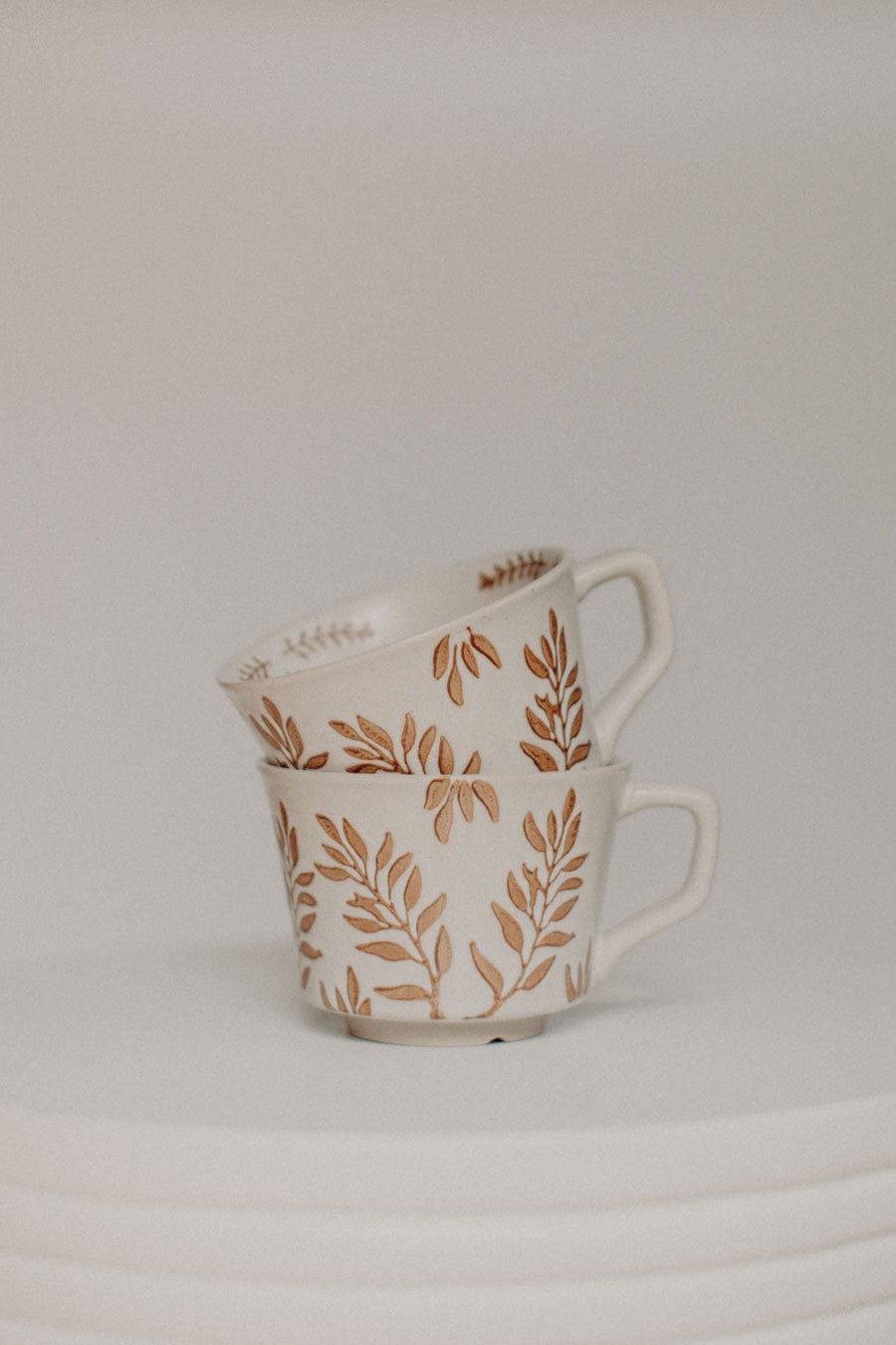Tea and Coffee Cup - Olive Grove - 2 Set