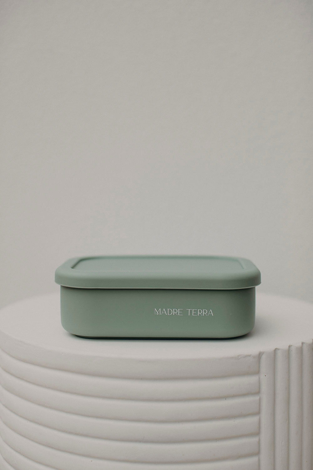 Silicone Lunch Box Rectangle - Sage
