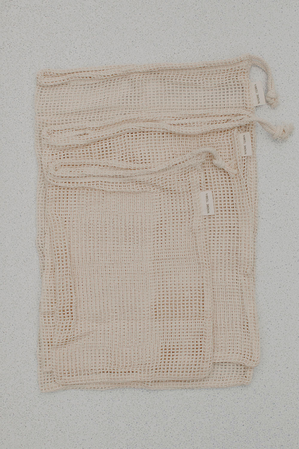 Mesh Produce Bags - Set of Three | Certified Organic Cotton