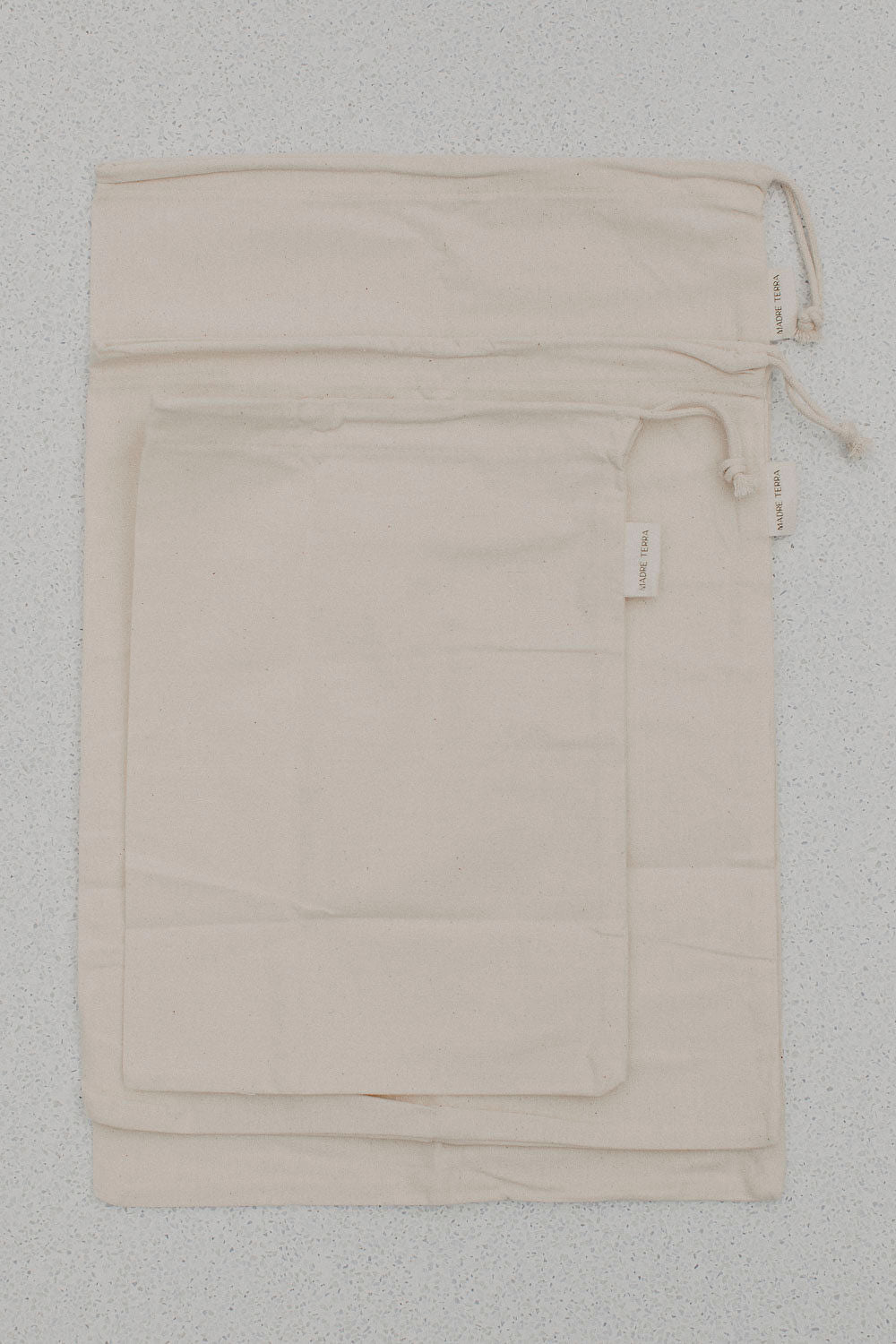 Produce Bags - Set of Three - Organic GOTS Cotton