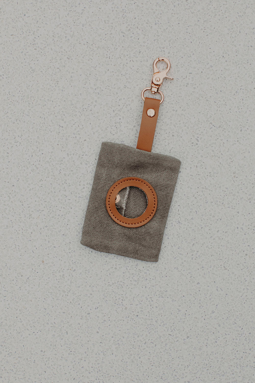 Dog Poop Bag Holder - Storm | 100% Cotton Canvas
