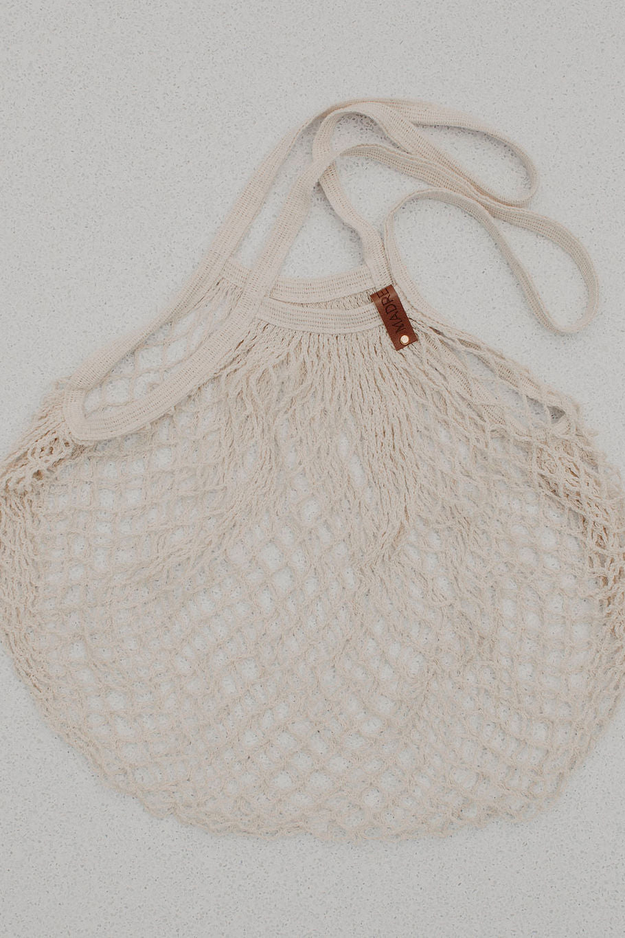 100% Organic Cotton Net Tote Bag - Vanilla