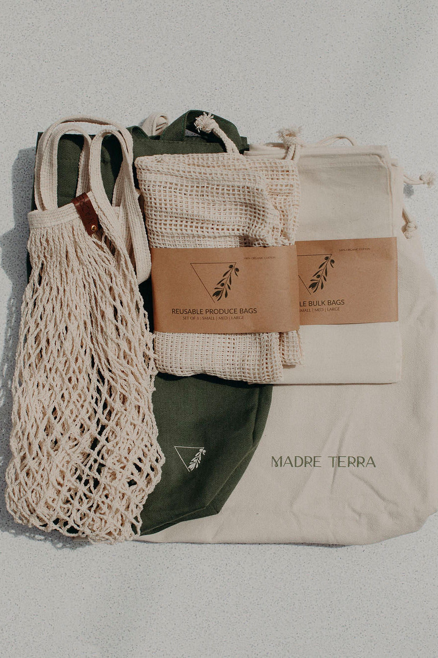 Organic Famers Market Bag Set