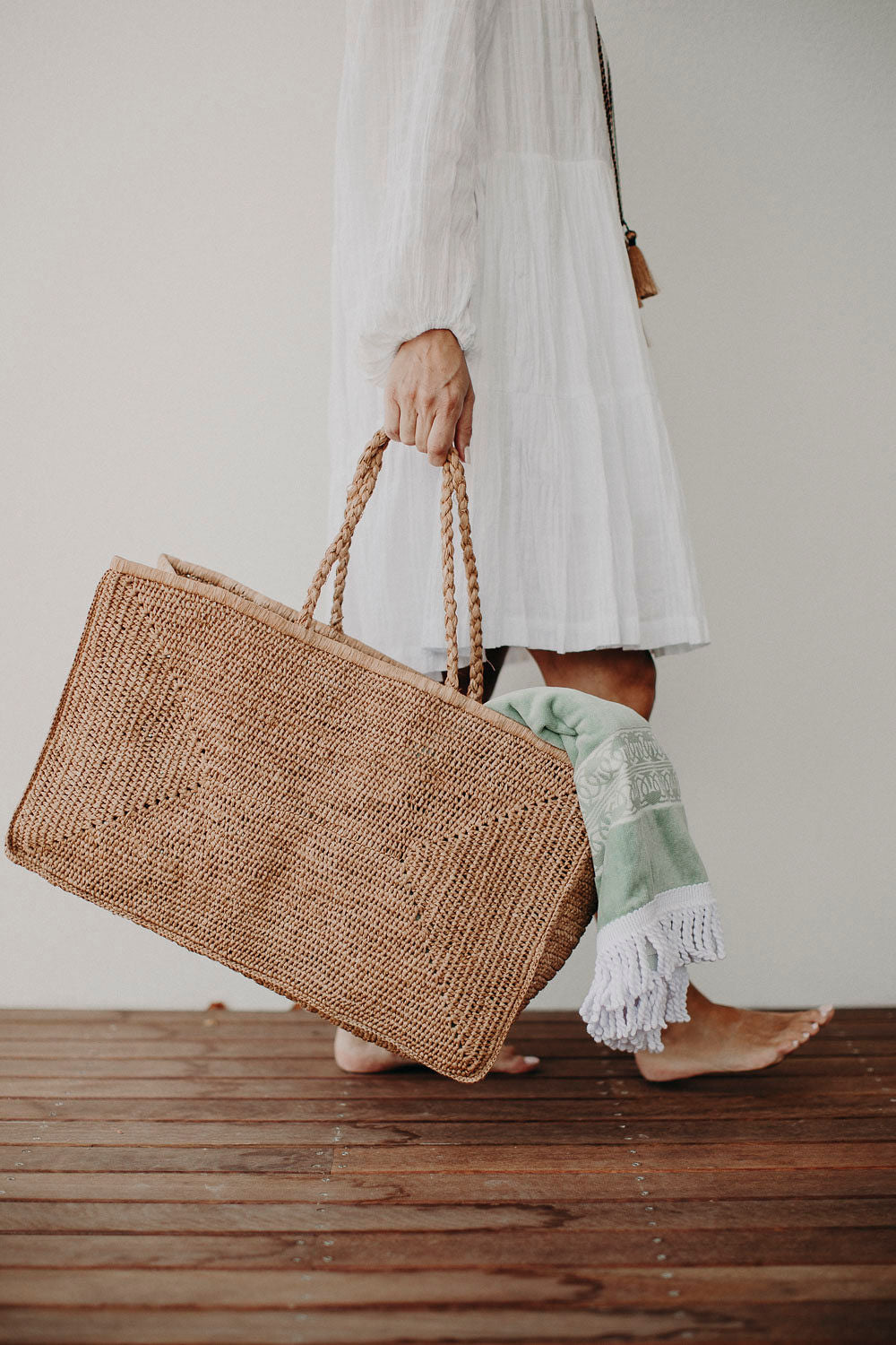 Ethically Made Raffia Bag - Made in Madagascar